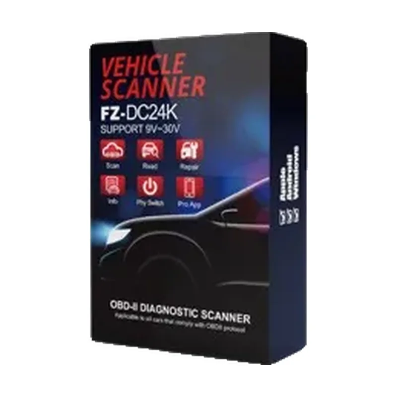 Custom printed OBD2 scanner retail box
